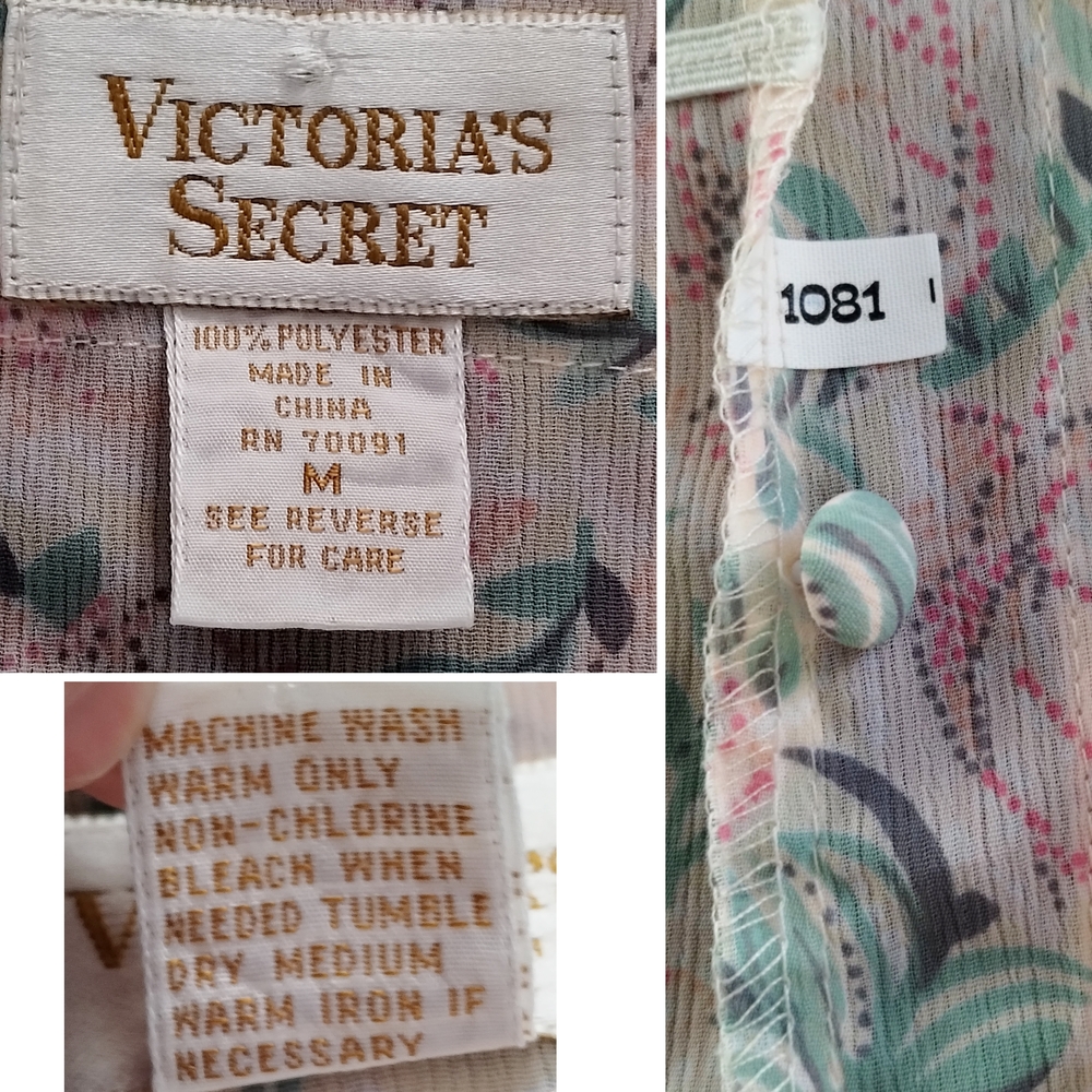Victoria’s Secret Gold Label Floral Cottagecore Button Blouse - Picture 2 of 9